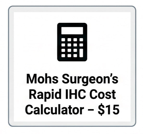 Mohs Surgeon’s Rapid IHC Cost Calculator