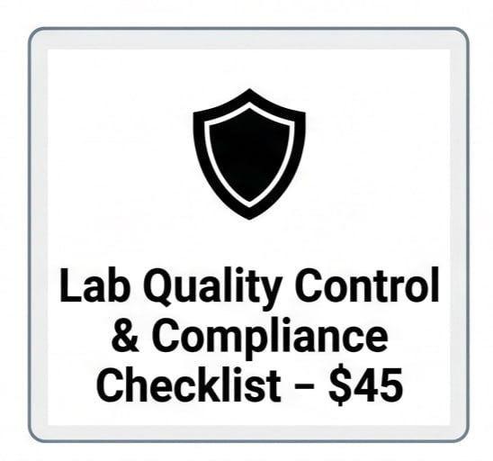 Lab Quality Control & Compliance Checklist